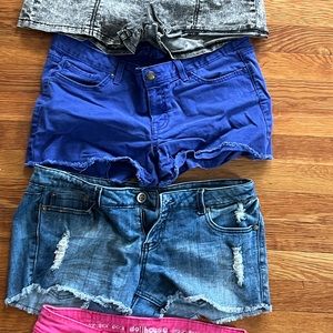 womens denim shorts-size L/30/12